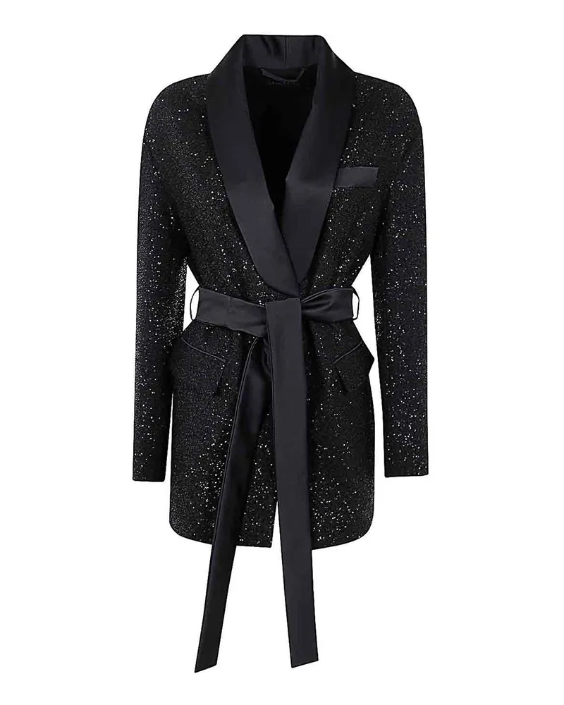 Max Mara Casualjacke - Schwarz Schwarz