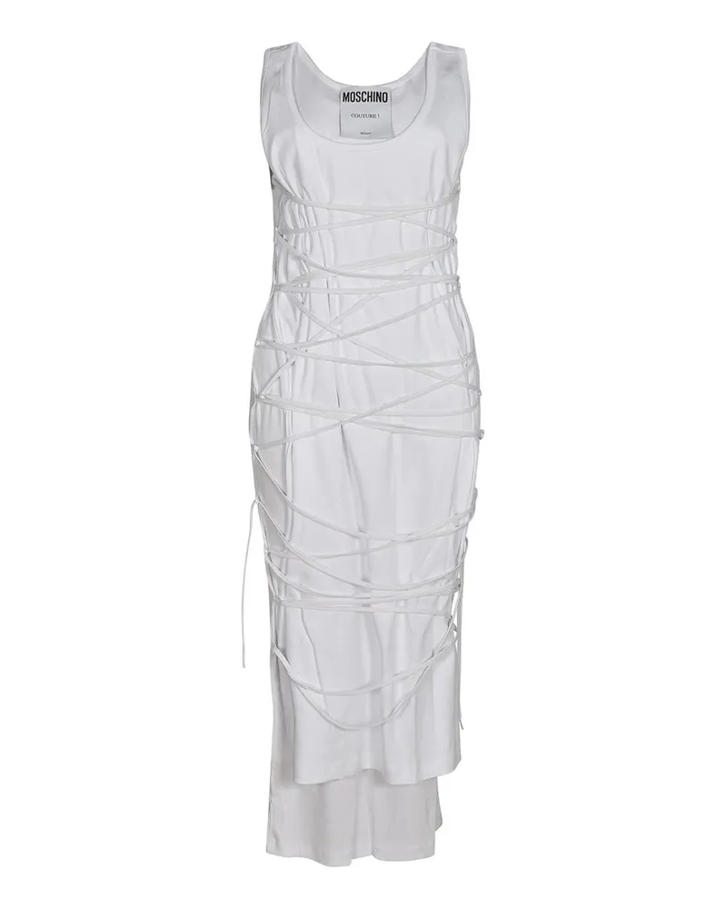 Moschino Cocktailkleid - Weiß Weiß