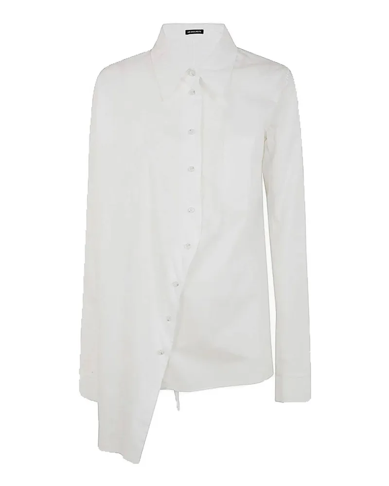 Ann Demeulemeester Hemd - Weiß Weiß
