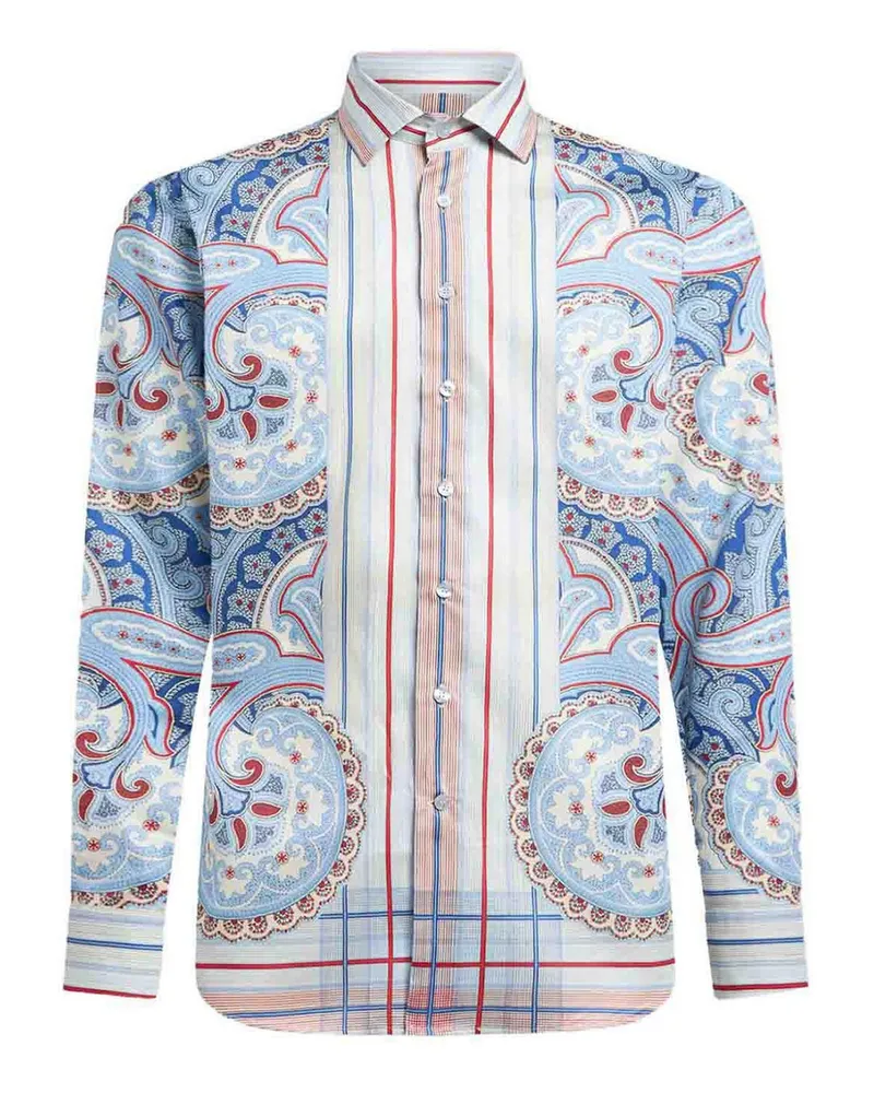 Etro Hemd - Hellblau Hellblau