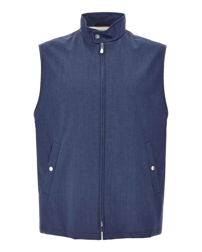 Brunello Cucinelli Weste - Blau Blau