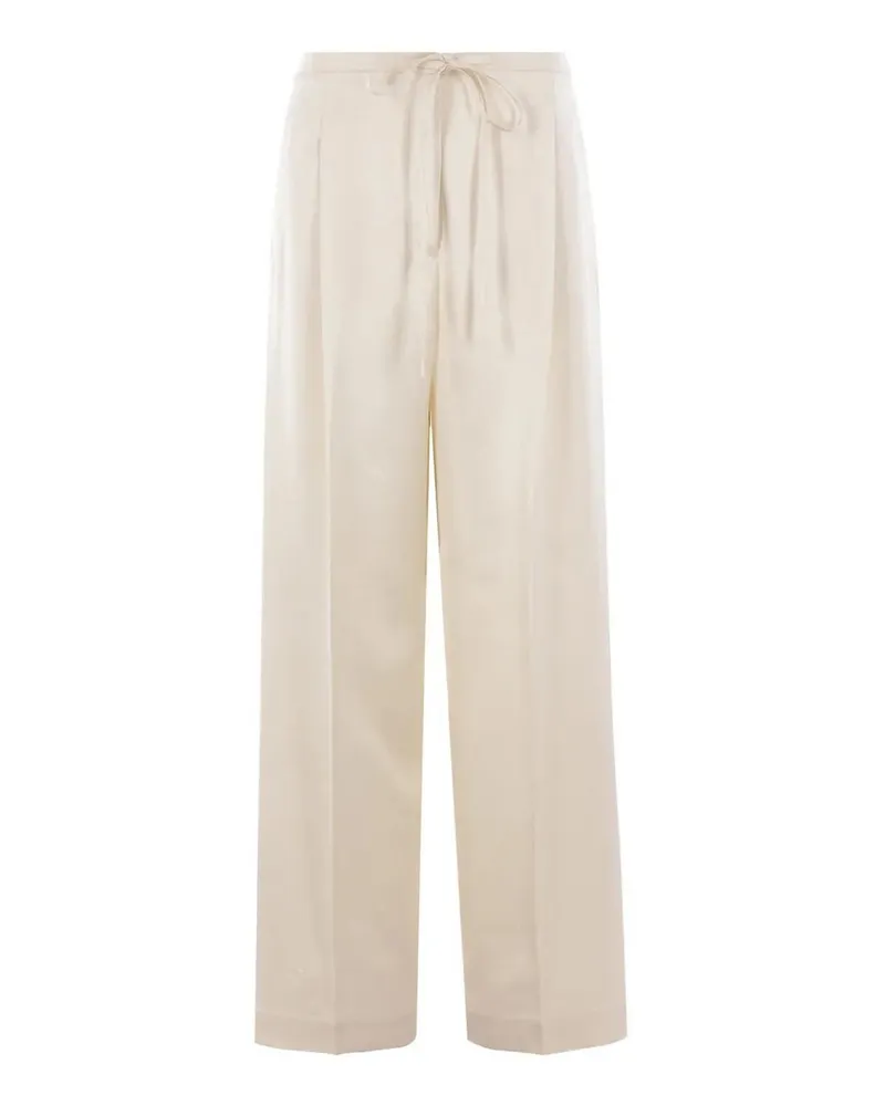Róhe Casual Hose - Weiß Weiß