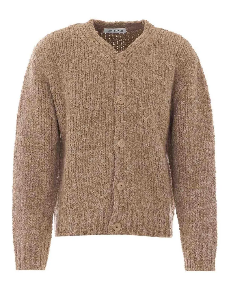 Sunflower Cardigan - Beige Beige