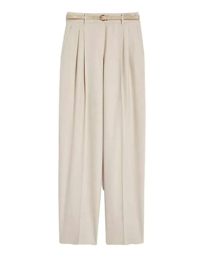 Max Mara Formale Hose - Beige Beige