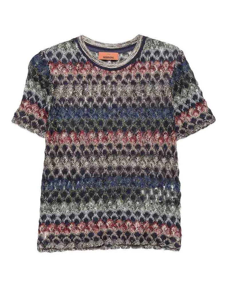 Missoni Rundhalspullover - Bunt Bunt
