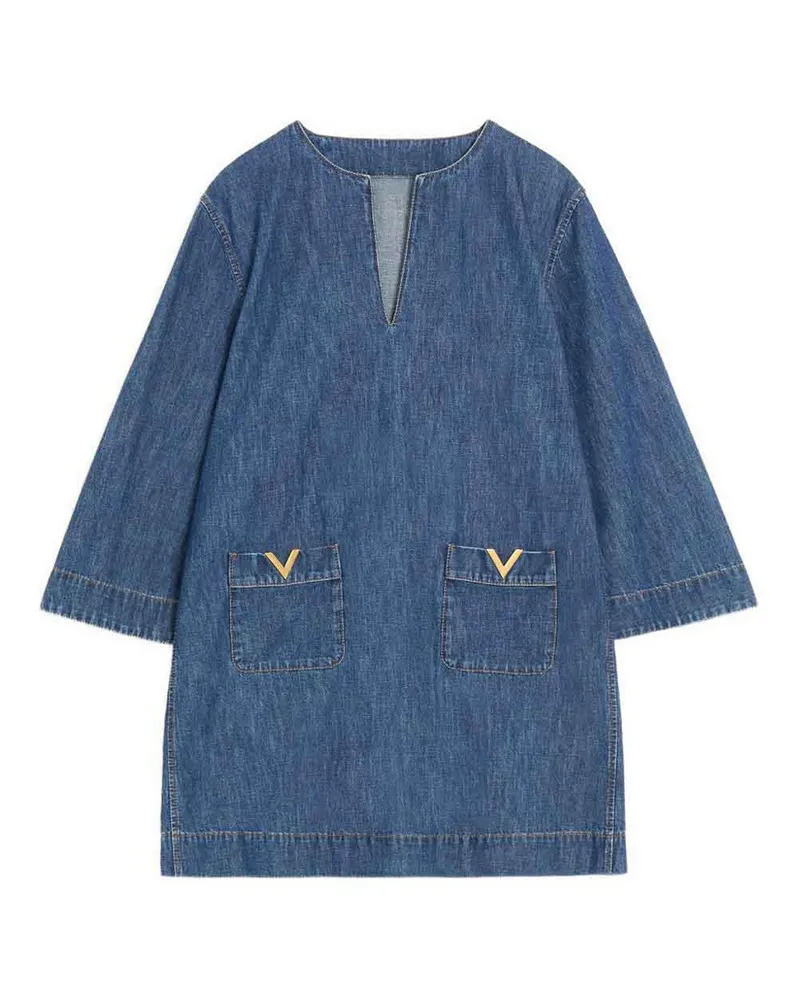 Valentino Garavani Kurzes Kleid - Blau Blau