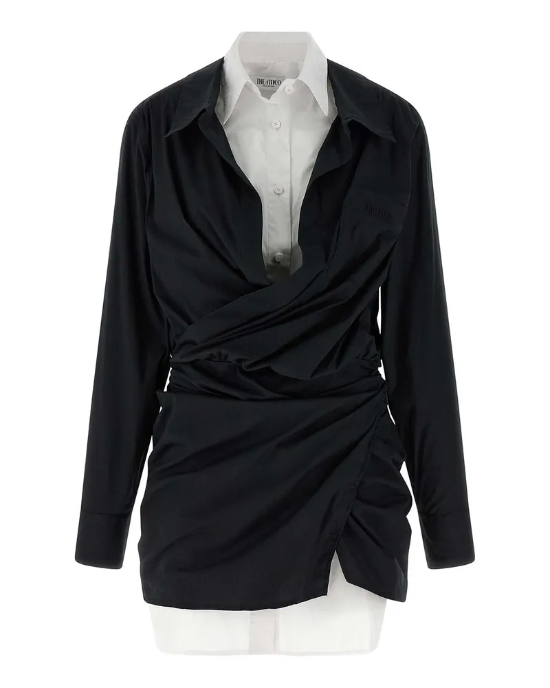 ATTICO Knielanges Kleid - Weiß Weiß