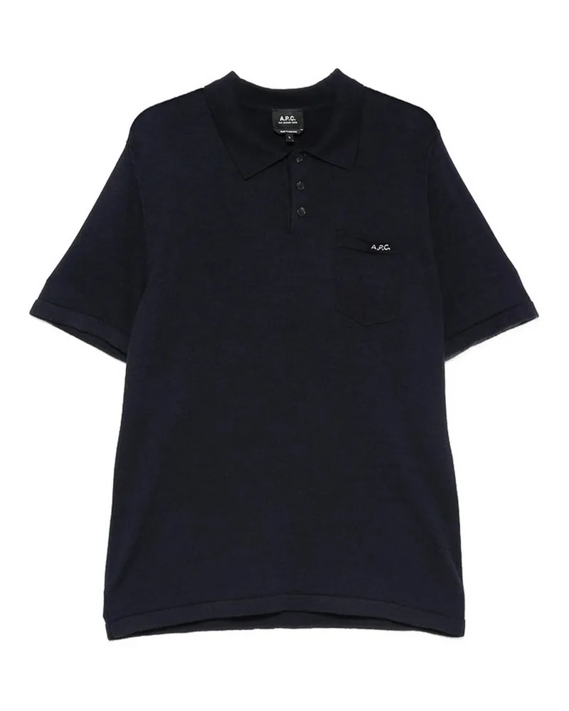 A.P.C. A. P.C. Rundhalspullover - Blau Blau