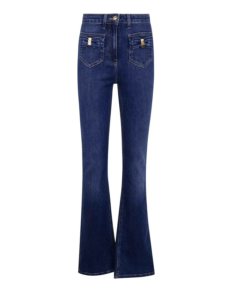 Elisabetta Franchi Schlagjeans - Blau Blau