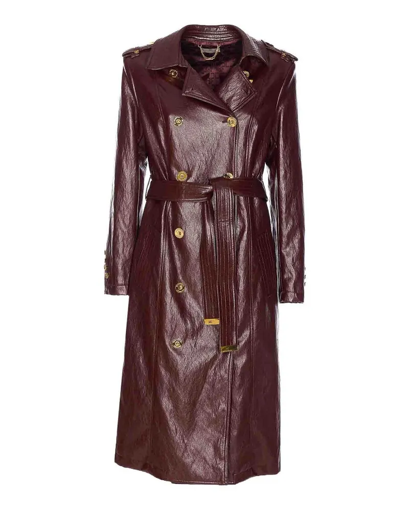 Elisabetta Franchi Trenchcoat - Rot Rot