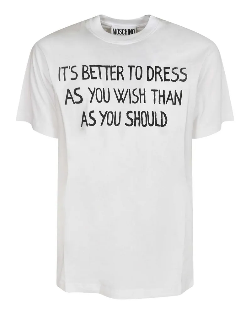 Moschino T-Shirt - Schwarz Weiß