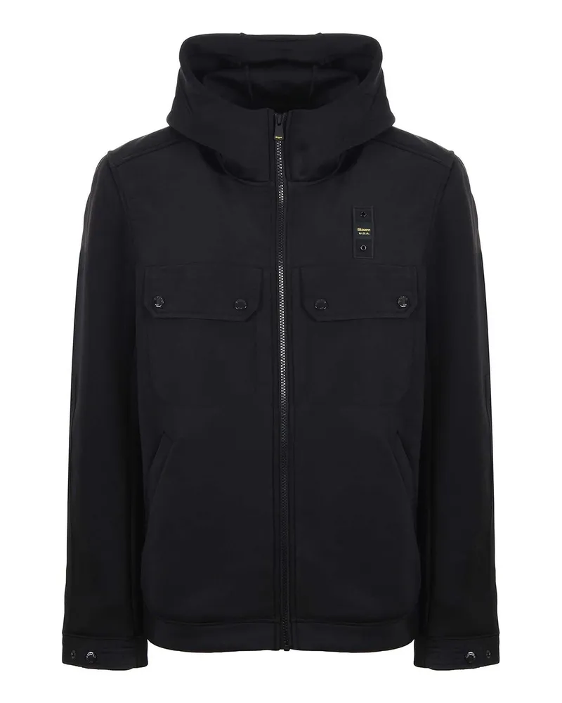 Blauer Sweatshirt - Schwarz Schwarz