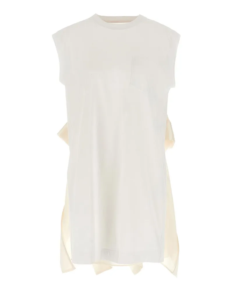 Sacai T-Shirt - Weiß Weiß