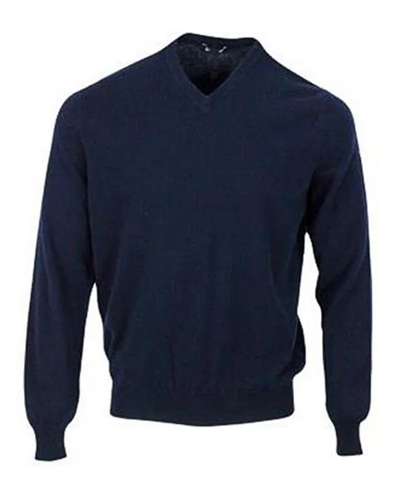 Colombo Rundhalspullover - Blau Blau