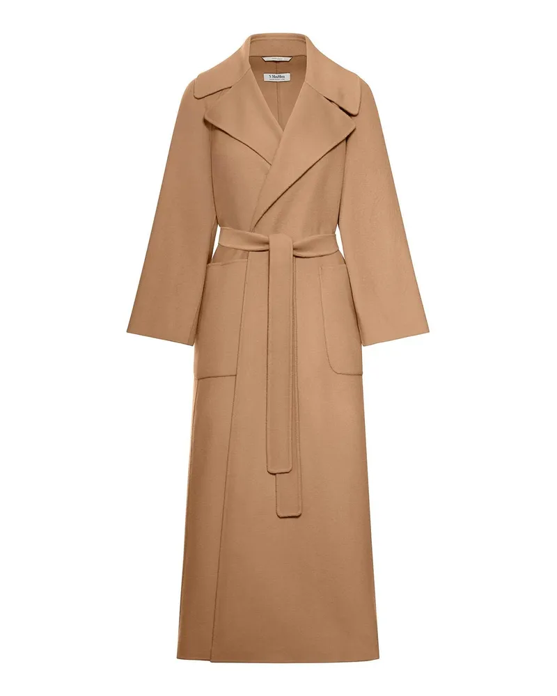 Max Mara Langer Mantel - Nude Nude