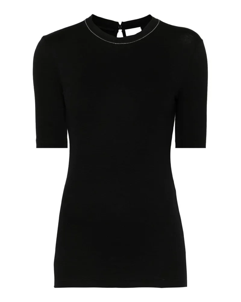 Brunello Cucinelli T-Shirt - Schwarz Schwarz