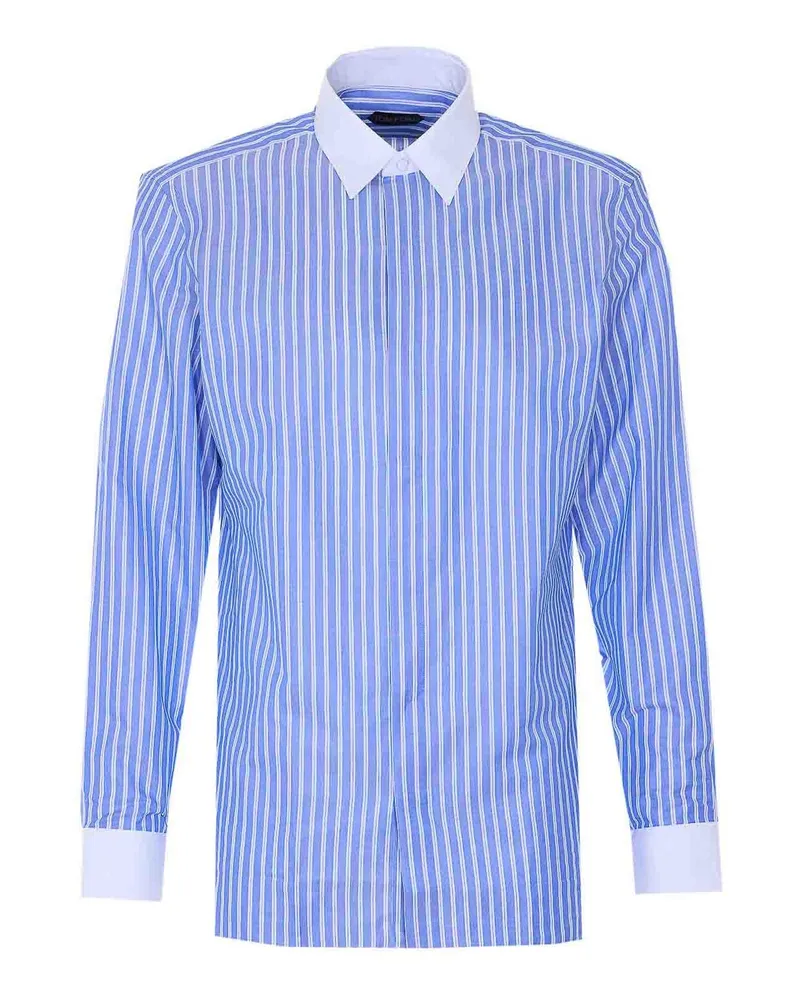 Tom Ford Hemd - Blau Blau