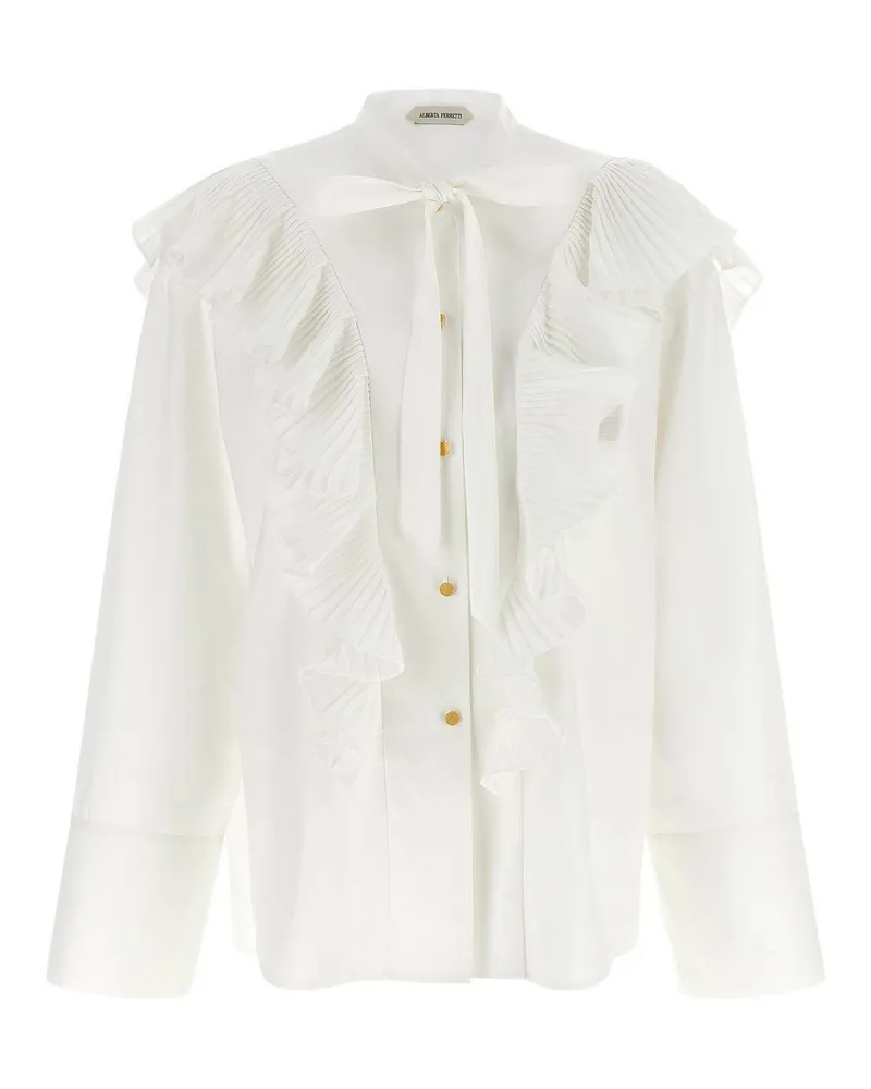 Alberta Ferretti Hemd - Weiß Weiß
