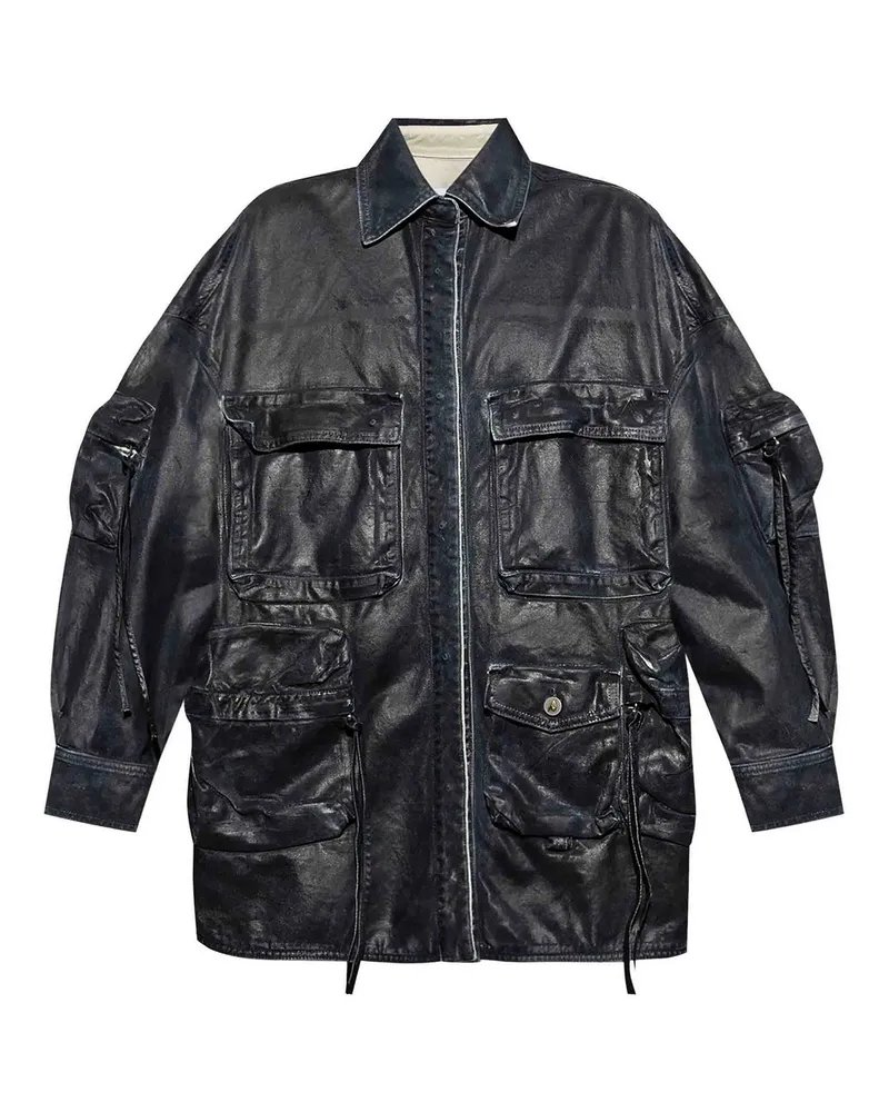 ATTICO Jeansjacke - Dunkelblau Dunkelblau