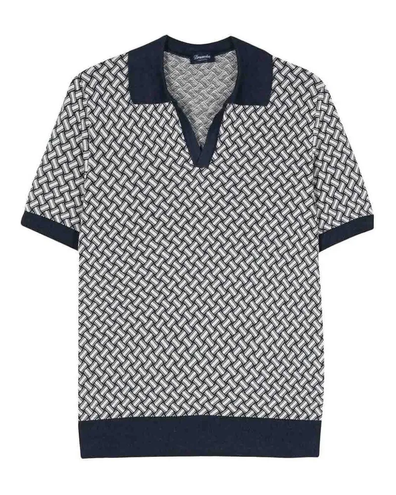 Drumohr  Poloshirt - Blau Blau