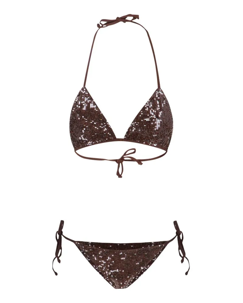 P.A.R.O.S.H. P. A.R. O H. Bikini - Braun Braun