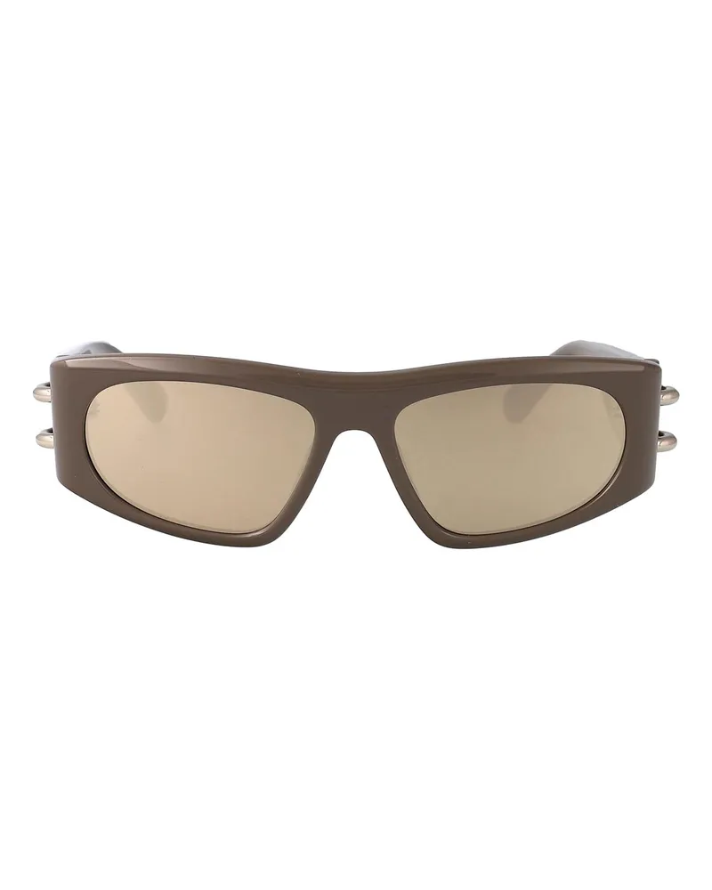 Alexander McQueen Sonnenbrille - Braun Braun