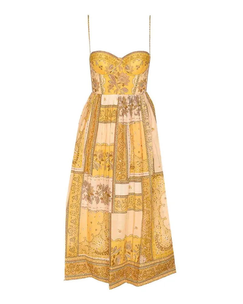 Zimmermann Maxikleid - Gelb Gelb