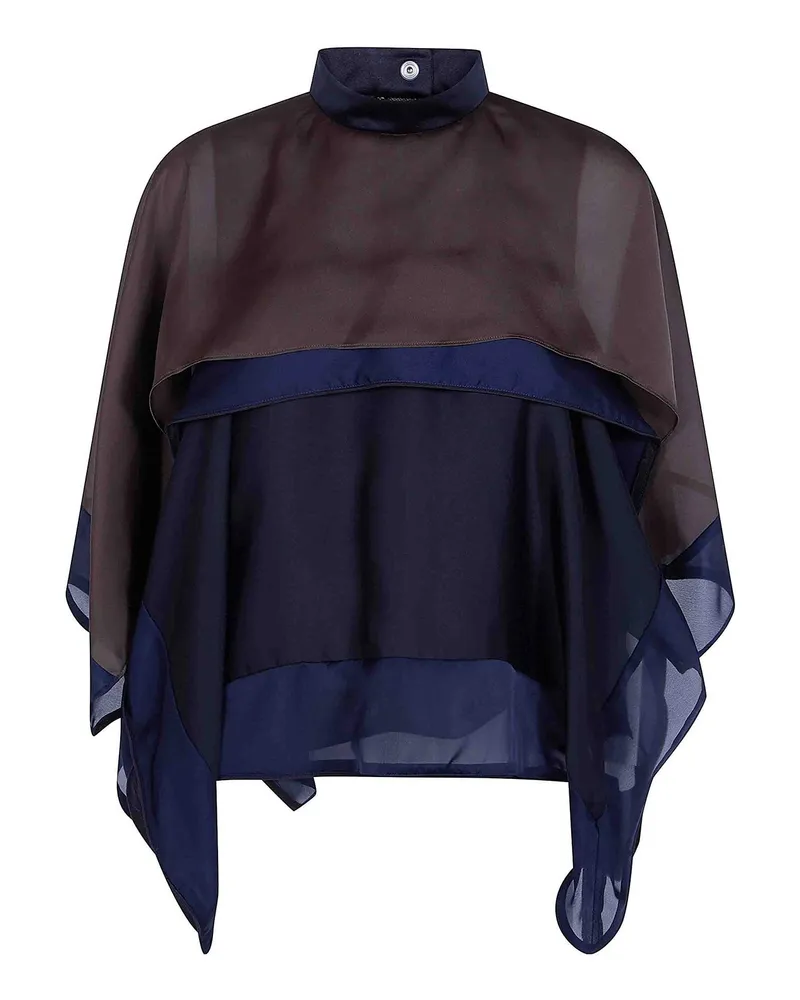 Sacai Rollkragenpullover - Schwarz Schwarz