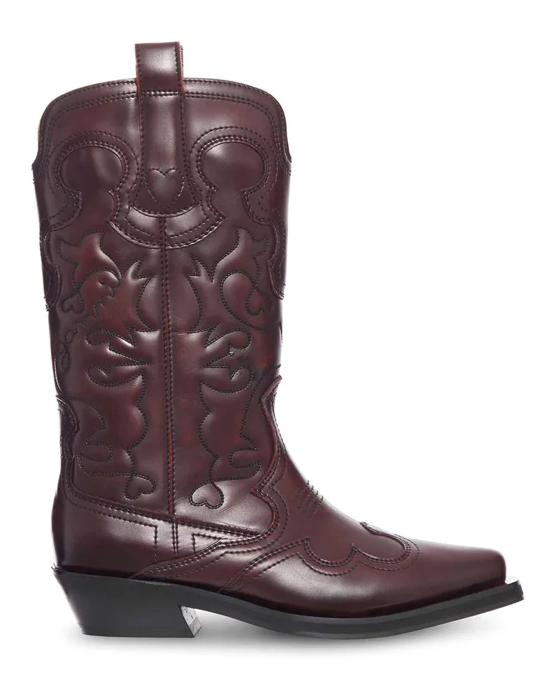 Ganni Stiefeletten - Schwarz Schwarz