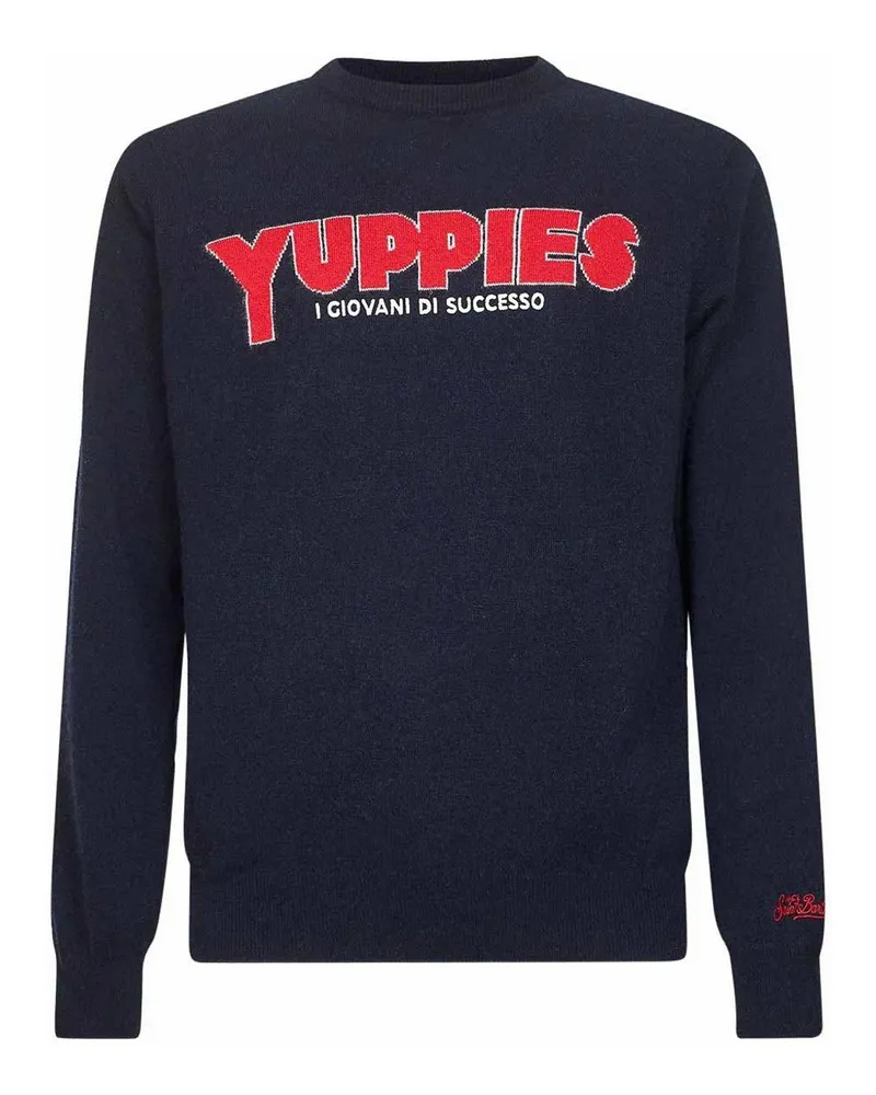 MC2 Saint Barth Rundhalspullover - Blau Blau