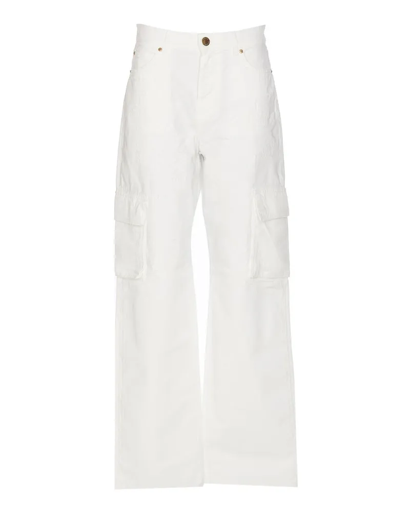 Pinko Straight Leg Jeans - Weiß Weiß