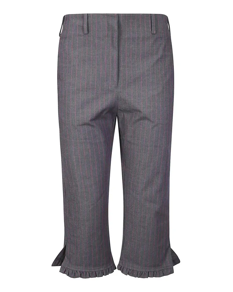 Ganni Casual Hose - Weiß Weiß