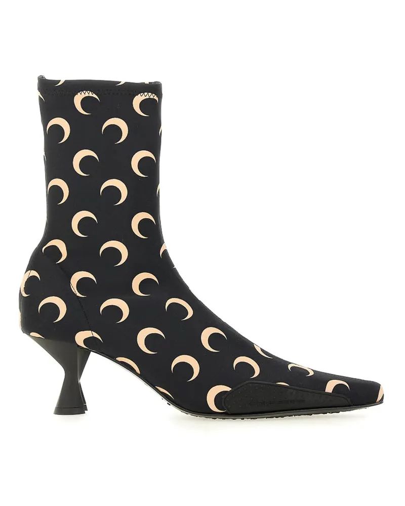 Marine Serre Stiefel - Schwarz Schwarz