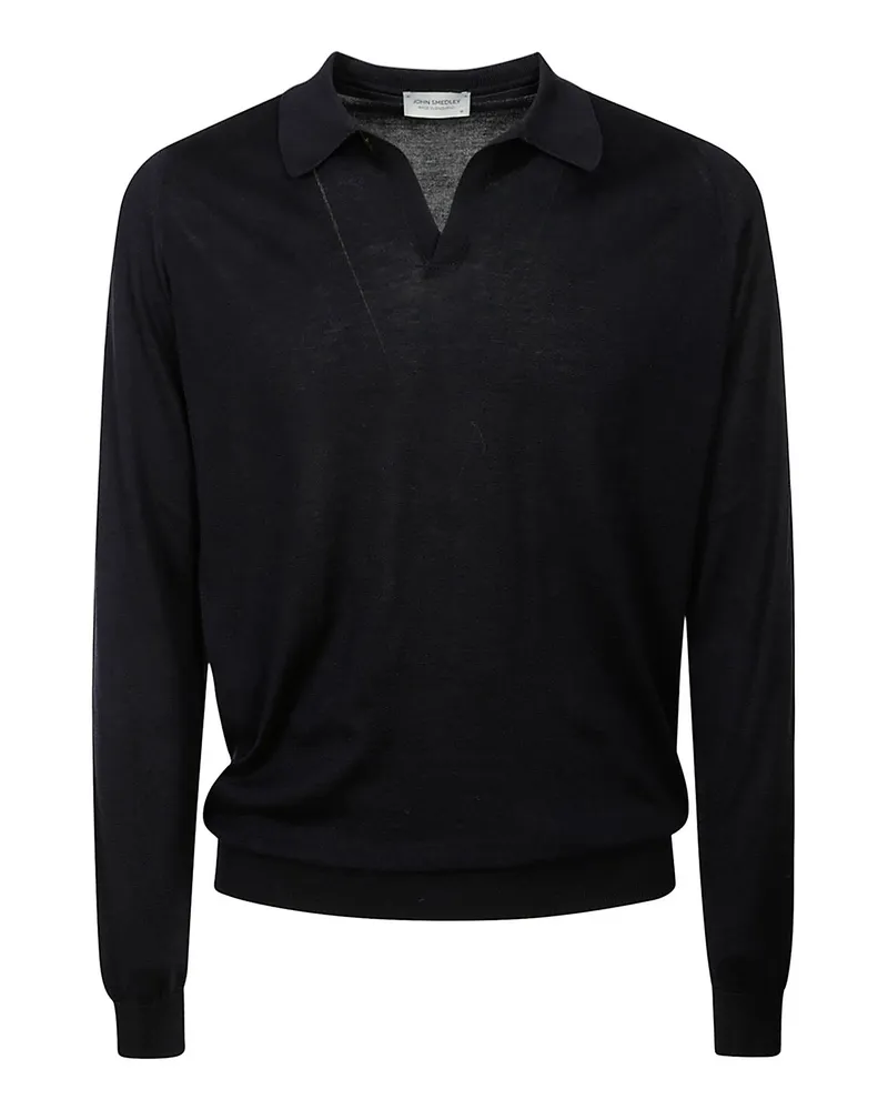 John Smedley Poloshirt - Dunkelblau Dunkelblau