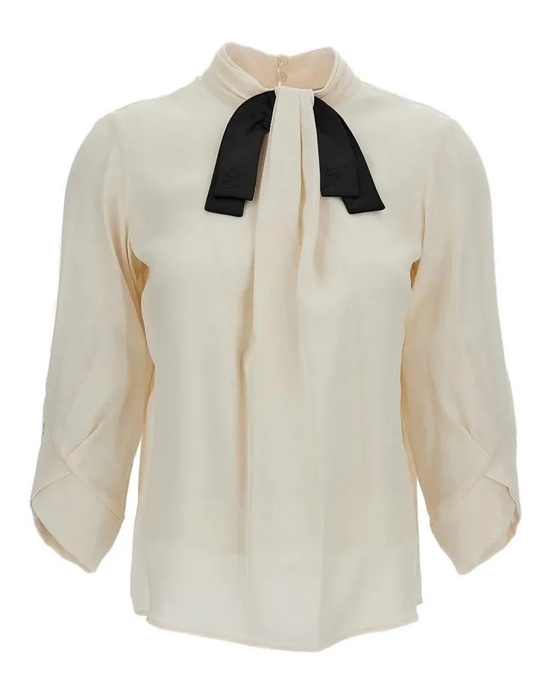 Elisabetta Franchi Bluse - Beige Beige