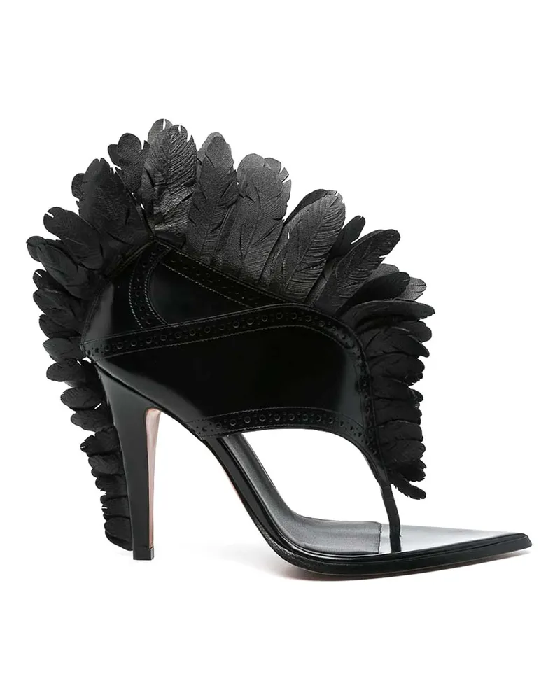 Alexander McQueen Sandalen - Schwarz Schwarz