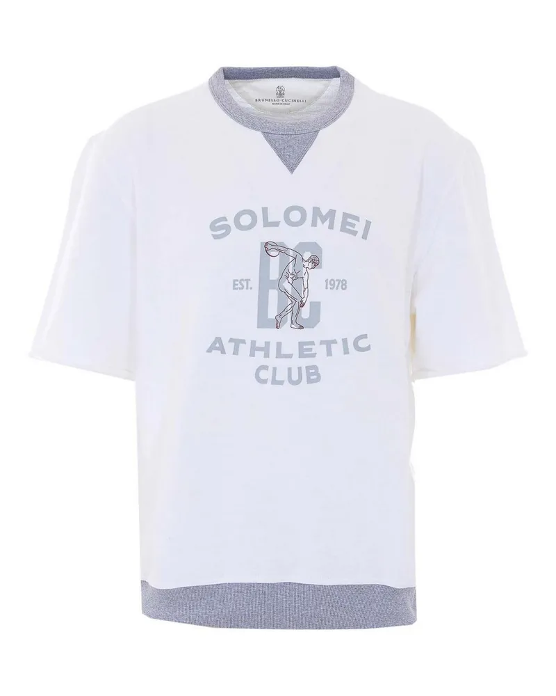 Brunello Cucinelli T-Shirt - Weiß Weiß