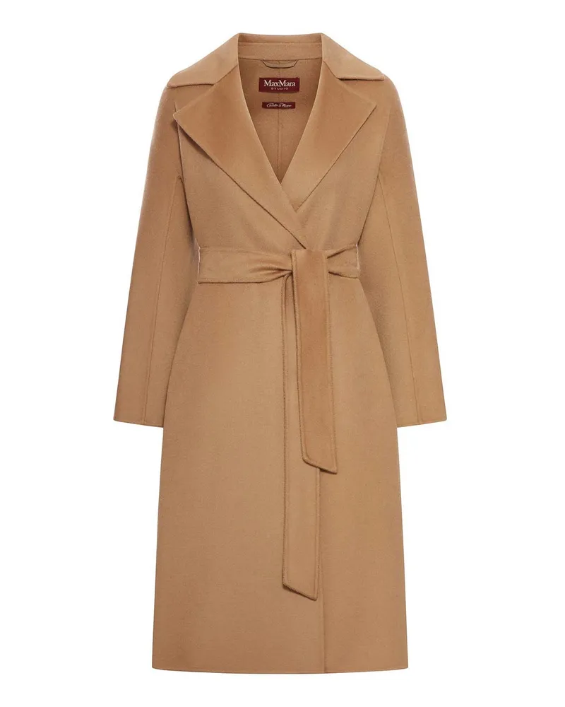 Max Mara Knielanger Mantel - Braun Braun