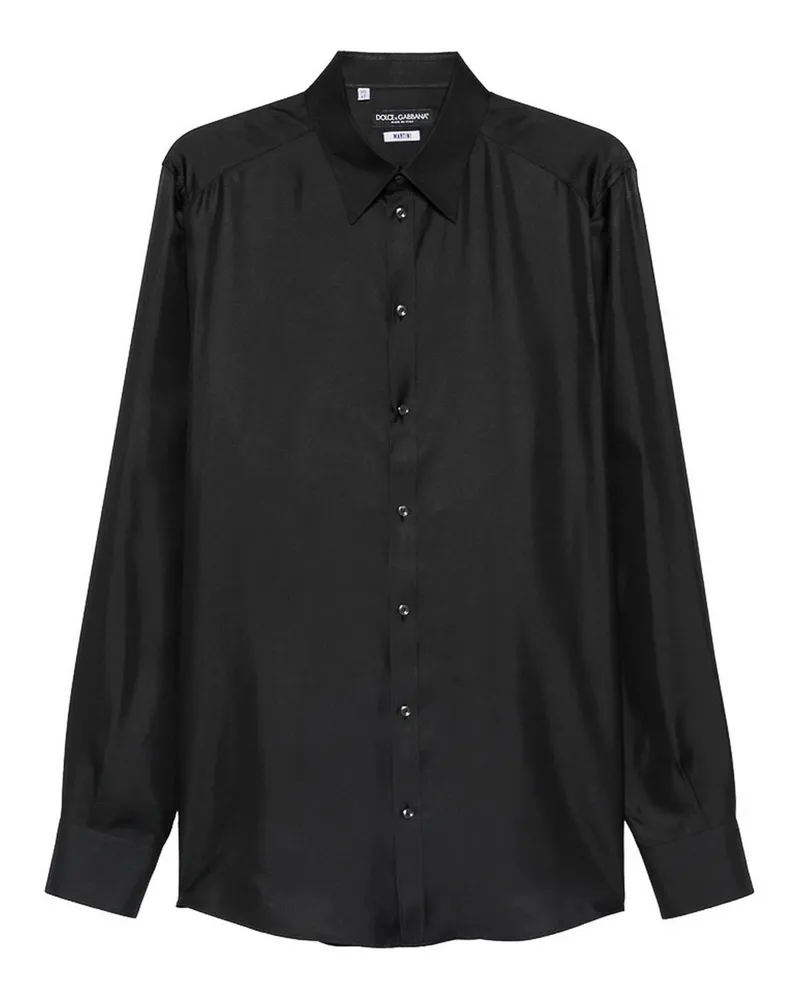 Dolce & Gabbana Hemd - Schwarz Schwarz