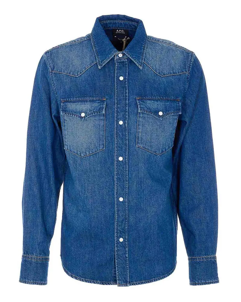 A.P.C. A. P.C. Hemd - Blau Blau