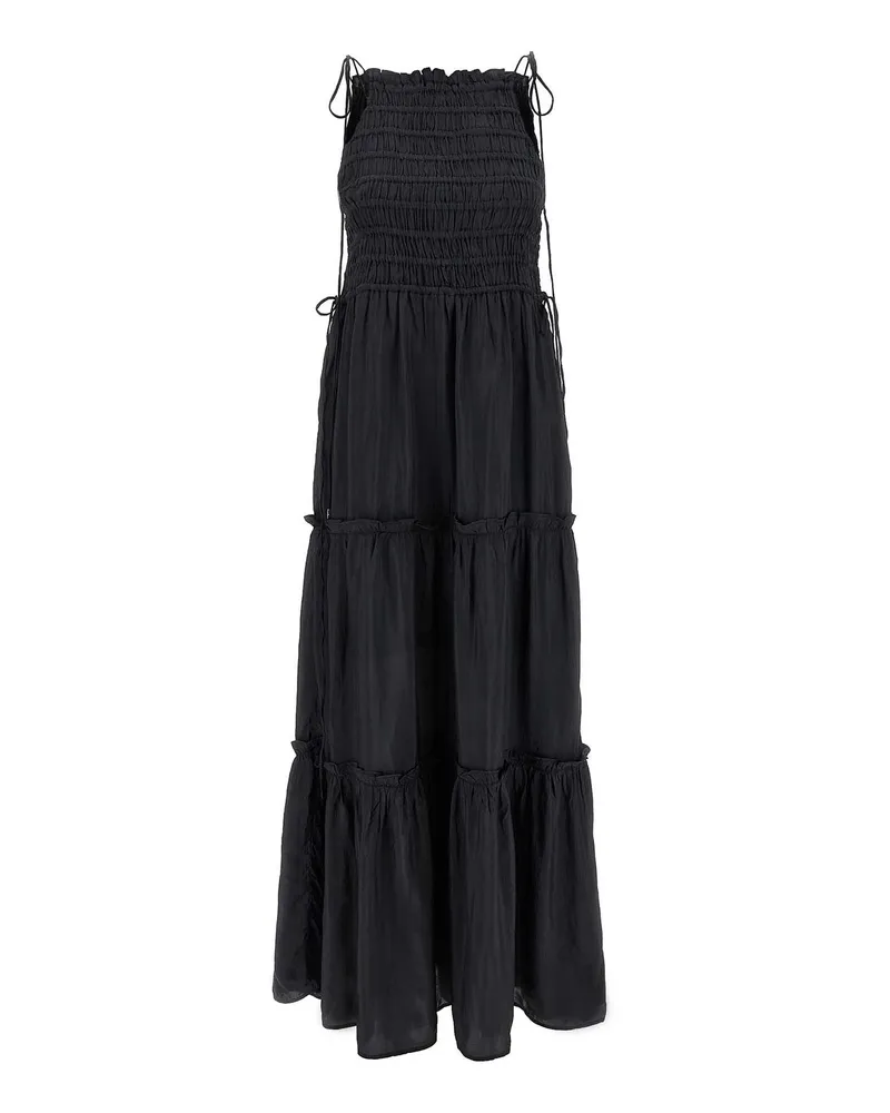 Ganni Knielanges Kleid - Grau Grau