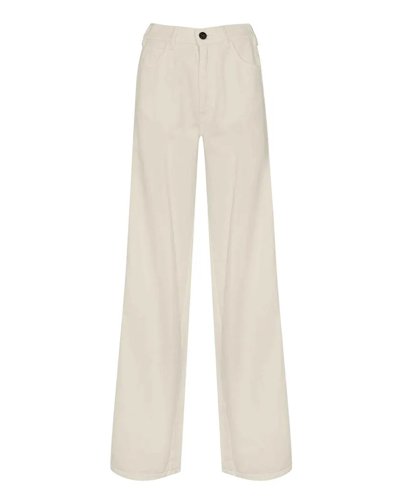 Semicouture Casual Hose - Weiß Weiß