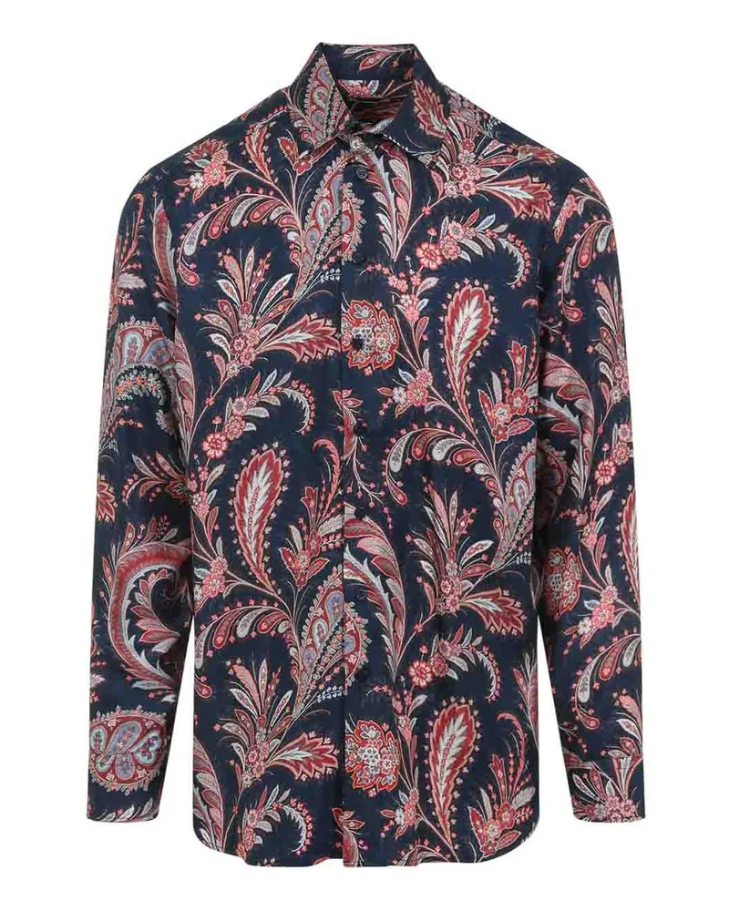 Etro Hemd - Blau Blau