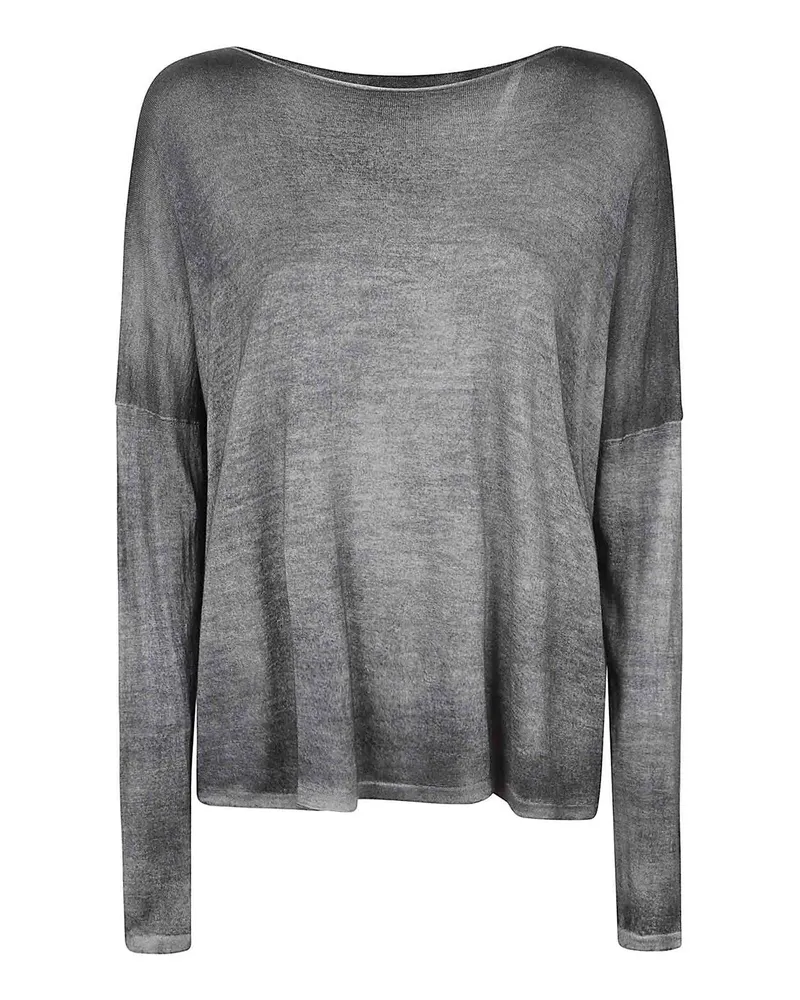 Avant Toi Rundhalspullover - Grau Grau