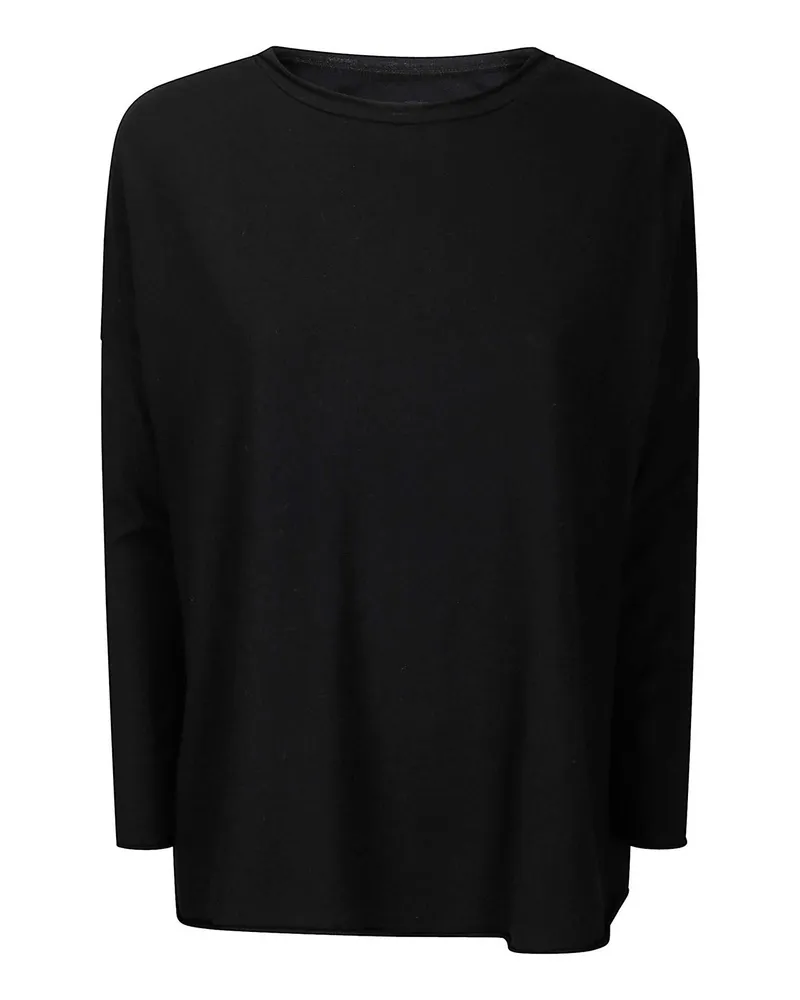 LABO.ART Labo. Art Rundhalspullover - Schwarz Schwarz