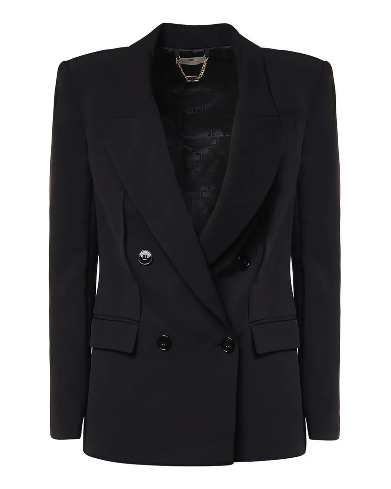 Elisabetta Franchi Blazer - Schwarz Schwarz