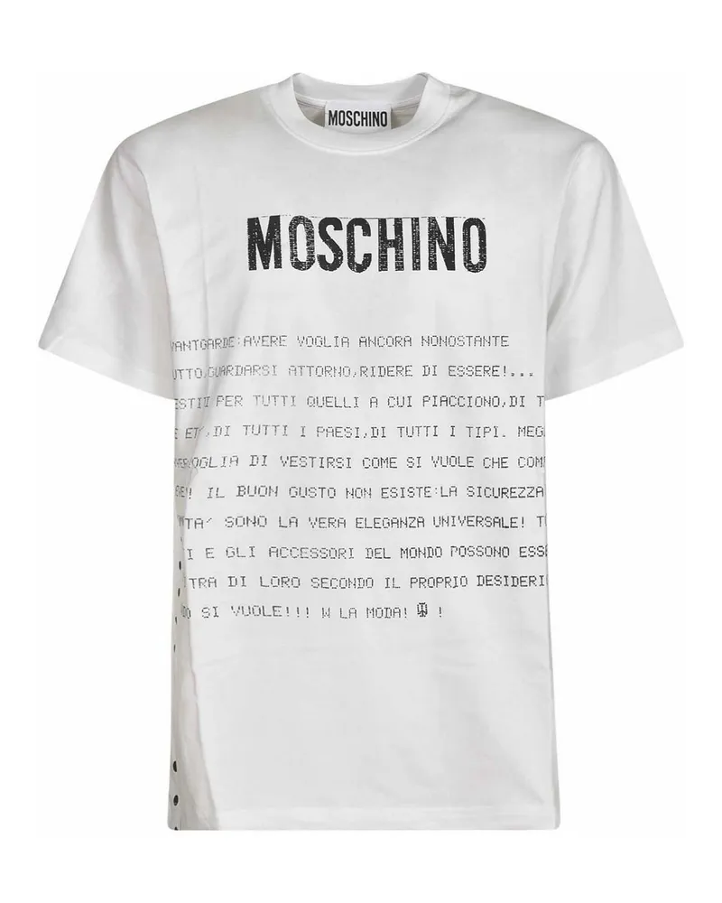 Moschino T-Shirt - Weiß Weiß
