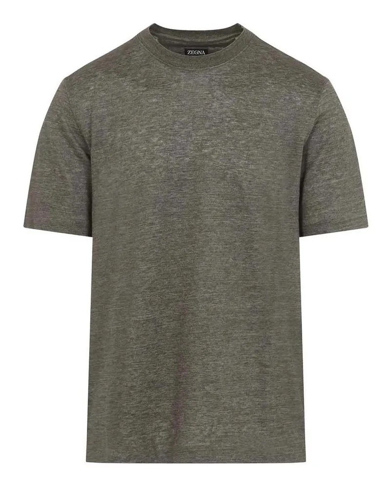 Ermenegildo Zegna T-Shirt - Dunkelbeige Dunkelbeige