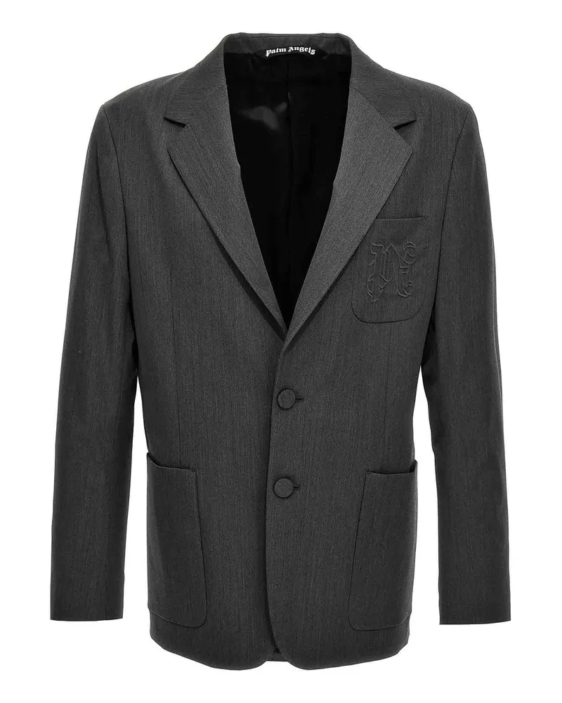 Palm Angels Blazer - Grau Grau
