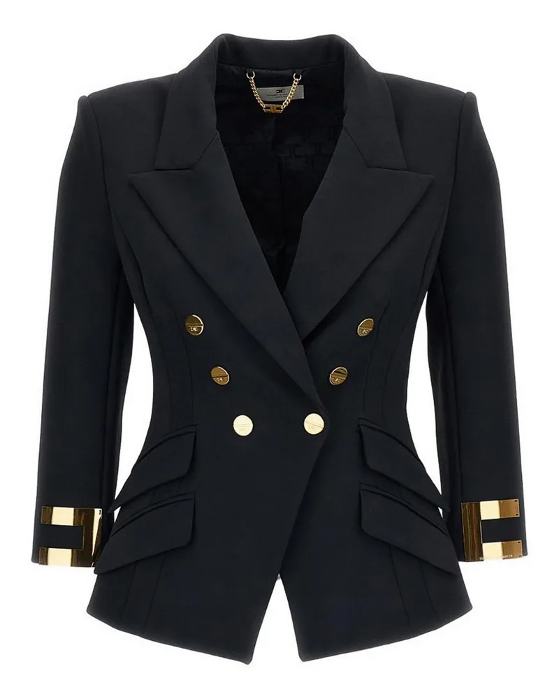 Elisabetta Franchi Blazer - Schwarz Schwarz